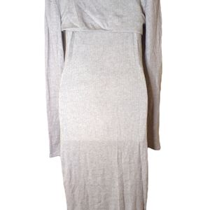 Wild Fable Women's Size Medium Long Sleeve Bodycon Sweater Dress Shrug Set